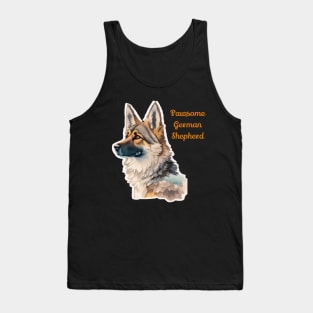 Pawsome German Shepherd Tank Top